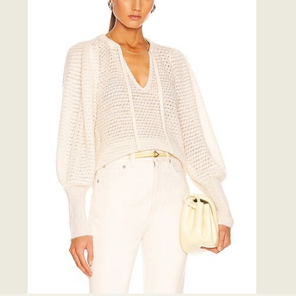 Ulla Johnson Sweaters - Ulla Johnson Lara Pullover Sweater - Porcelain